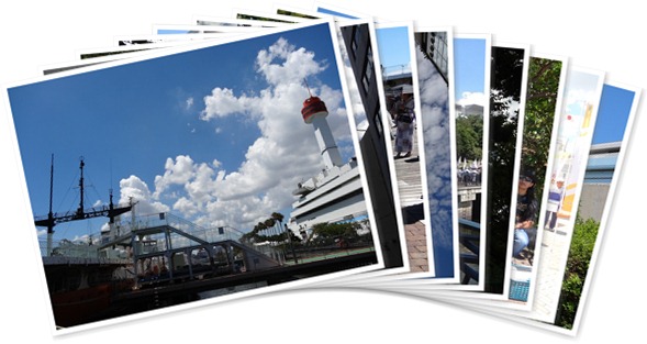 アルバムを表示します