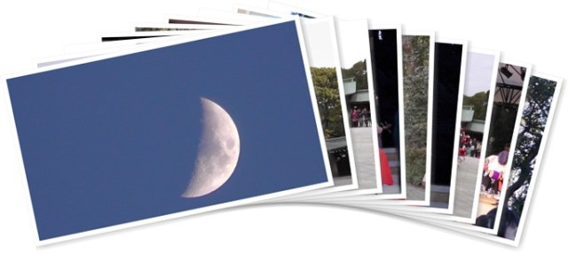 アルバムを表示します