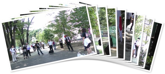 アルバムを表示します