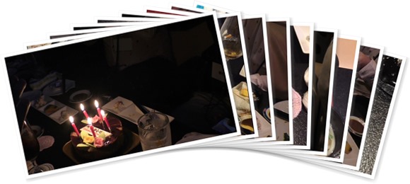 アルバムを表示します