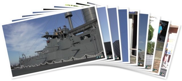 アルバムを表示します