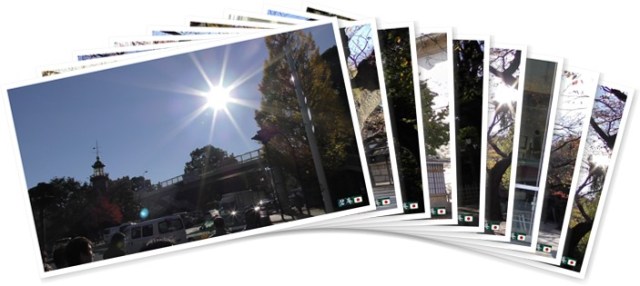 アルバムを表示します